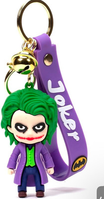SHRI JI JOKER Keychain in Purple Suit with Strap Key Chain