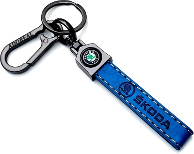 ADOREAL SKODA KEYCHAIN AND KEYRING FOR SLAVIA | KUSHAQ | KODIAQ | SUPERB | RAPID Key Chain