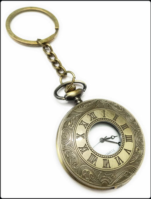 gtrp Keychain-Antique Metallic Famous Roman Number Theme Key Chain
