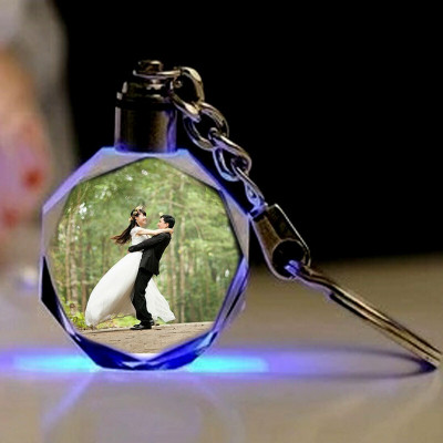 Picture Affairs Production Personalized LED Keychain/Keyring Photo Printed Gift Anniversary Birthday PAP50 Key Chain