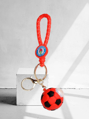 Shine N Sober Football Silicon Keychain Key Chain