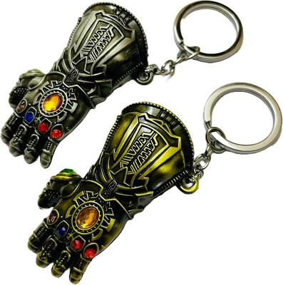 GKM Avengers Thanos Combo Hand Gunmetal premium quality keychain Key Chain