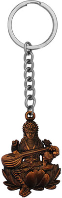M Men Style Godess SarswatiCopper Keychain SKey2022286 Key Chain