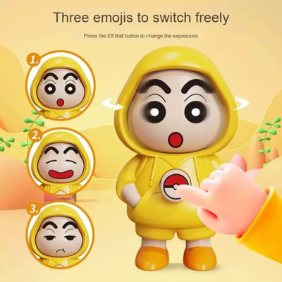 Jantrex Shinchan Funny Anime Toy Keychain Used As Bag Charm Car Accessory And Gift Decorative Showpiece  -  9.7 cm(Plastic, Yellow)