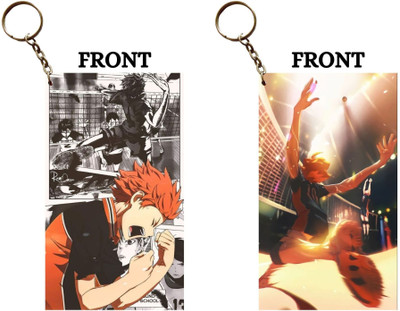 Hariyaali Enterprises LLP Haikyu! KARASUNO KING HINATA FLY HIGH BROTHER Unique Style 2 pcs Combo Key Chain