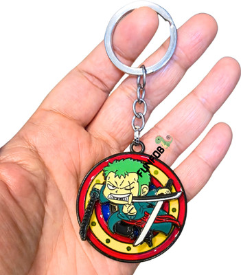 Funfob One Piece Zoro Key Chain Spinner 1pc Any Design (Zoro Spinner Random) Key Chain