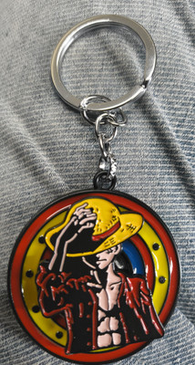 mik DR. Luffy Rotating Ace Keychain One Piece Unleash the Power of the Pirate Key Chain