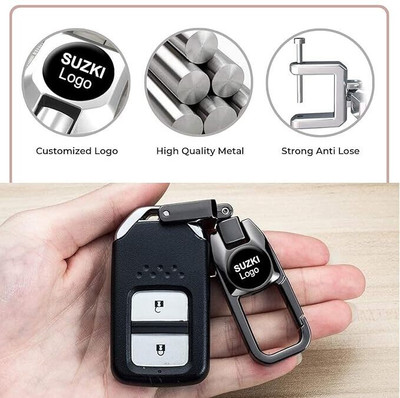 gtrp Suzuki Steel Black Colour Car Key Fob Key Heavy Duty For Car-New629 Key Chain