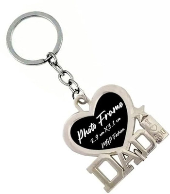 Newview I love Dad Photo Frame Keychain Key Chain