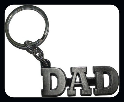 MAG BEE DAD High Quality Silver Words for Gifting-Premium Key Chain