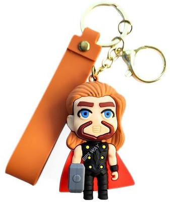 ONRR Collections Marvel THOR Keychain with band 3D keychain Key Chain