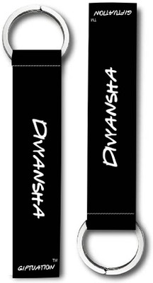 GIFTUATION Divyansha I will be there for you / Pack of 2 lanyard Keychain Key Chain