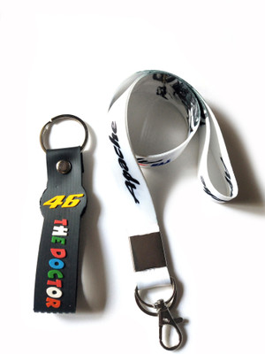 ShopTop Fabric id big tag AP-AC-HE white and 46 blk patti-035 Key Chain