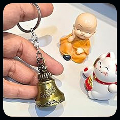 Meeko.com positive energy Guardian bell for bike and scotter-KC Key Chain