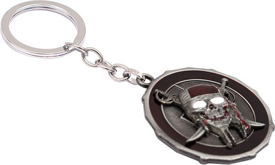 gtrp Rotating Pirates Of The Caribbean Stainless Steel Keychain 02 Key Chain