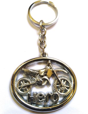 HERO keychains metal silver colour Key Chain