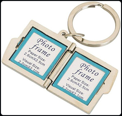 gtrp Keychain-Book-Shape-Double-Photo-Frame-Chain Key Chain