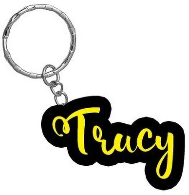 SY Gifts Trucy Name Black Yellow Name Keychain Key Chain