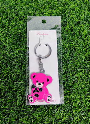 GRACIE COLLECTION TEDDY BEAR WITH MUFFLER METAL Key Chain