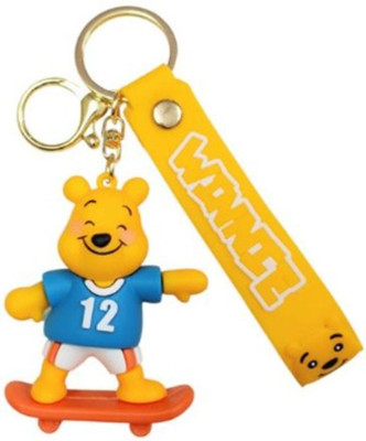 PEARLISH Winnie The Pooh Skating 3D Keychain K-1 Key Chain