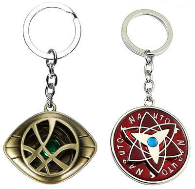 Meeko.com Spinning Naruto and Dr Strange keyring Key Chain