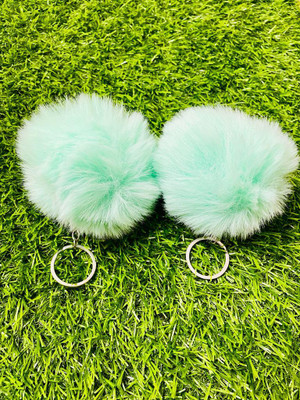 GKM Soft Pompom fur premium quality combo set keychain for men/woman Key Chain
