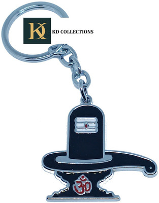 kd collections KD-632 Lord Shiva Shankar Mahadev Om Namah Shivay Shivling Keychain-Black Color Key Chain