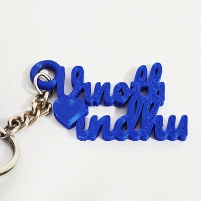 DreamProduct 3d Printed Customized Name Key Chain Key Chain