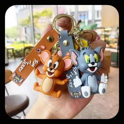 Jainzon Tom and Jerry 3D Keychain girls pack of 2 set Key chain Couple Keychains_z94 Key Chain