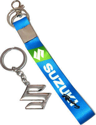 Meeko.com Suzuki metal with suzuki tag Keychain for bike & car Key Chain