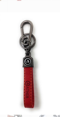Jdp Novelty Get Any Random Color of this Premium Leather Metal Hook Keychain A-t-h-e-r Key Chain