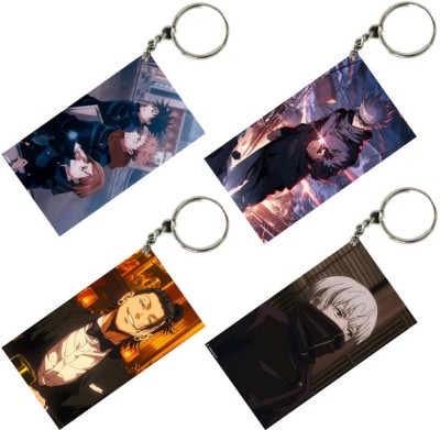 MITTRA JUJUTSU KAISEN Anime Unique Style 4 pcs Combo Key Chain