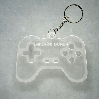 SY Gifts Gamer Design With Lakshmi Durga Name Key Chain