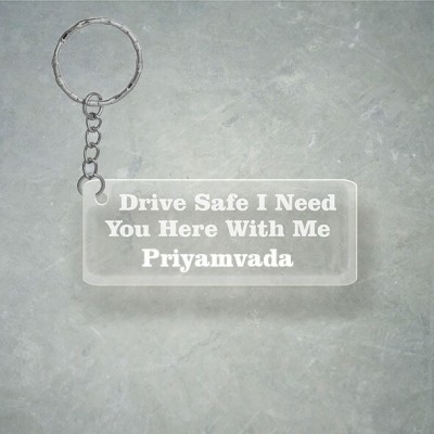 SY Gifts Drive SafeDesign With Priyamvada Name Key Chain