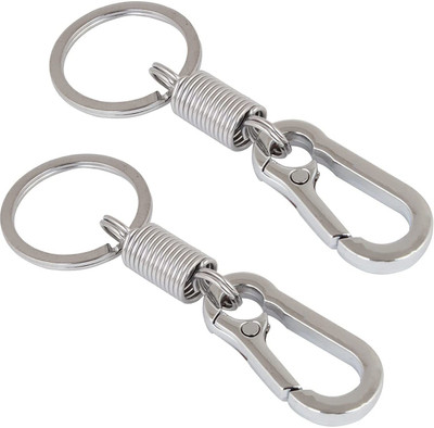Virom Spring Hook Keychain For Bike Car Home Keys Keyring Attractive Hook Locking Key Chain