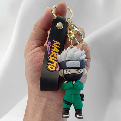 VillageTiger Naruto Kakashi Hatake Rubber Anime Keyring Bike, Car, Home, Bag & Hanging, Gifts Key Chain