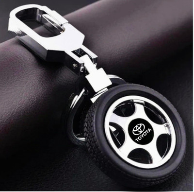 Sbb Novelty Premium Quality Zinc Alloy tyre key ring for toyo car Key Chain