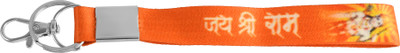 Dzinetrendz Jai Shree Ram Long Hoop Silk Key Chain( Pack of 1) Key Chain