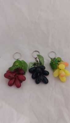 Hot shopper Grapes design key chain 3 Key Chain