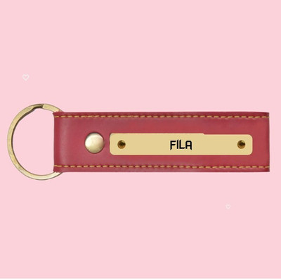 SY Gifts Wred Fila Vegan Leater keychain Key Chain