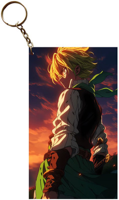 Hariyaali Enterprises LLP Seven Deadly Sins MELIODAS THE MAN OF HONOUR Anime Key Chain