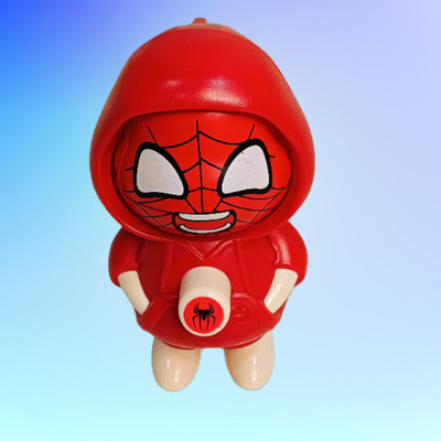 ZOQQI Spider-Man 3-Face Keychain Action Figure, Interactive and Collectible Toy Key Chain