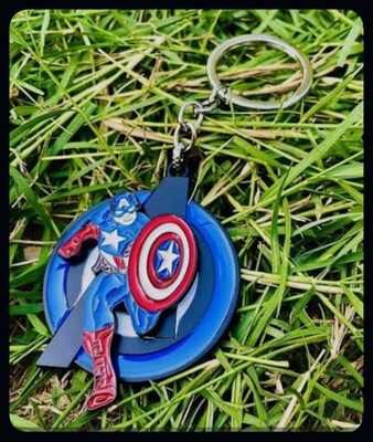 Dashify Antique And Stylish Rotating CA Keychain_ak259 Key Chain