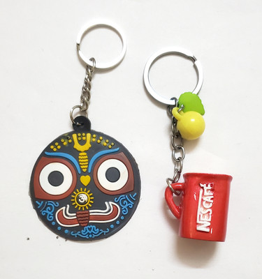 ShopTalk Nescafe mug with god jagannath Key Chain