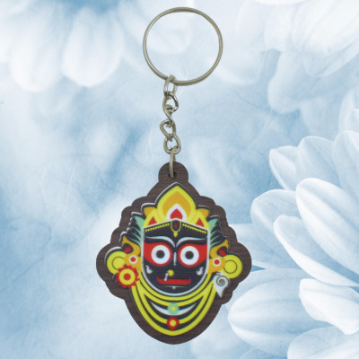 Jagannath World key-ring-jaga-wood-set-1-0R Key Chain