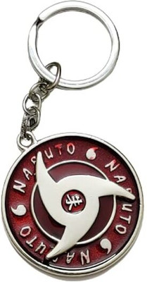 GKM Naruto Anime Uchiha rotating metal keychain Key Chain