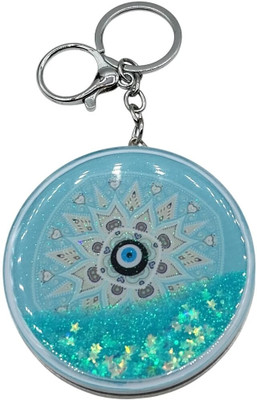 Tej Gifts Pocket Mirror Key chain, Double-Sided Magnifying Cosmetic Mirror Travel-Friendly Key Chain