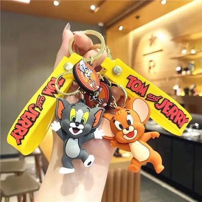 ravariya graphics Cartoon Keychain| Couple Keychain|Kids Keychain|Tom & Jerry Keychain (Pack of-2) Key Chain
