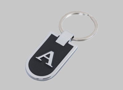 SRG Stainless Steel Alphabet Letter S Keyring Metal Initials AntiRust Keychain Key Chain