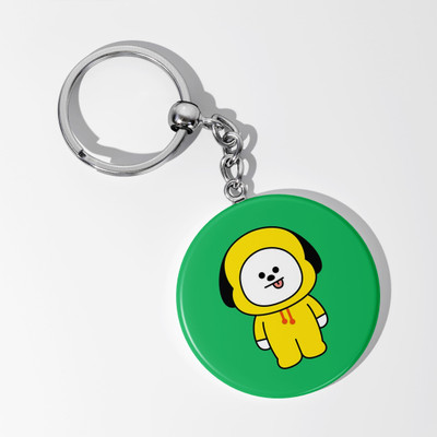 PurpleBees BTS BT21 CHIMMY keychain for BTS k-pop fan merch gift Metal 58mm | Key Chain